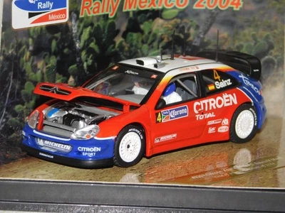 CITROEN XSARA #4 SAINZ MEXICO 2004 CON EQUIPAGGIO E COFANO APRIBILE VITESSE... - Immagine 1 di 2