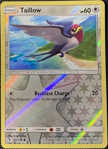 Taillow 103/145 Sm-Guardians Rising Reverse Holo - Pokémon Karte - Bild 1 von 2