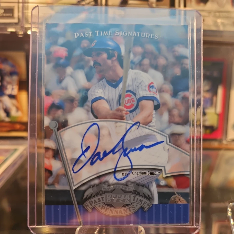 2005 DAVE KINGMAN PAST TIME PENNANTS AUTOGRAPH. NICE - Image 1 of 2