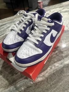 Nike Dunk Retro Low Championship Purple - Picture 1 of 6