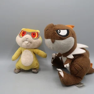 Tyrunt & Patrat Pokemon Takara Tomy Plush Toy Doll Lot Stuffed Animals - Picture 1 of 6