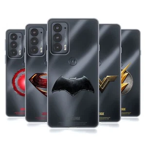 OFFICIAL JUSTICE LEAGUE MOVIE LOGOS SOFT GEL CASE FOR MOTOROLA PHONES 2 - Picture 1 of 8