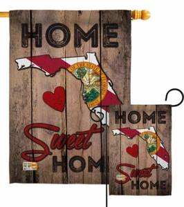 Flagge Bundesstaat Florida Haus süß Garten Americana Staaten Geschenk Hof Haus Banner - Bild 1 von 19