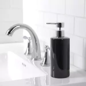 Ceramic Lotion Pump Liquid Hand Soap Dispenser Bathroom Accessories Decor Black - Picture 1 of 5