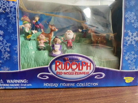 2003 Rudolph Red-Nosed Reindeer Holiday Figurine Collection Memory Lane Unopened Cover