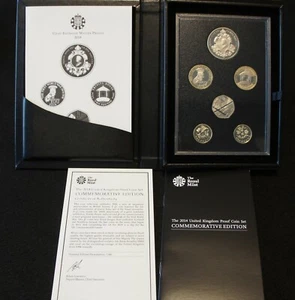 2014 U.K. Proof Set in Original Packaging Mintages UNDER 10,000 RARE SET! - Picture 1 of 3