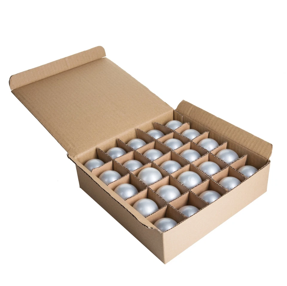 Box of 25 G40 Frosted White 1.6” 5W C7 E12 Base String Light Replacement Bulbs - Image 1 of 4