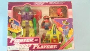 🟢 TRANSFORMERS KO FIGHTER ROBOT PLAYSET 5 In UNO SIGILLATO VINTAGE - Foto 1 di 9