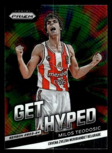 Milos Teodosic 2023 Panini Prizm EuroLeague Get Hyped #3 - Picture 1 of 2