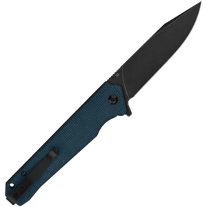 NEW QSP Knife Mamba Linerlock Micarta BLUE Folding Knives - Picture 1 of 4