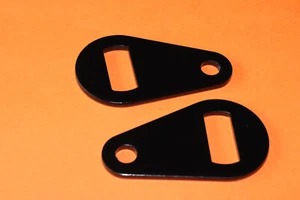 97-1685 X2 TRIUMPH FRONT MUDGUARD BRACKETS A PAIR UP 1963-70 - Picture 1 of 1