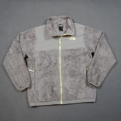 The North Face Jacket Youth Girls XL 18 Gray Oso Fleece Full Zip - Image 1 of 4