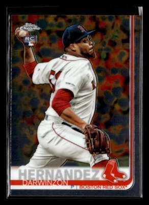 2019 Topps Chrome Update #30 Darwinzon Hernandez RC - Image 1 of 2