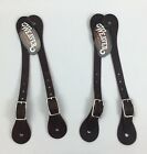 Lot of 2 Weaver Leather Horizons Collection Single Ply Spur Straps