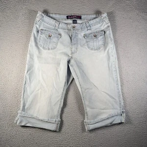 Angels Pants Womens 18 Ramie Blend Light Wash Blue Denim Casual Pockets Ladies - Picture 1 of 7