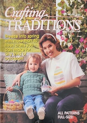 Crafting Traditions Magazine Patterns & Instructions May April 1997 - Image 1 of 4