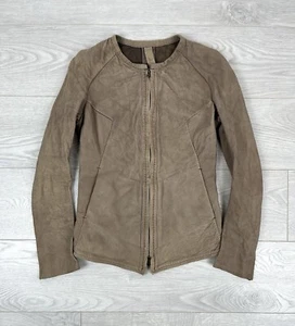 Chaqueta de cuero de piel de cordero Isaac Sellam Experience Avante Garde para mujer talla S - Imagen 1 de 17