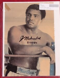 Muhammad Ali Signed 8x11 magazine page JSA certified Autograph Auto