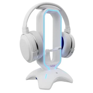 Gaming Headphone Stand | Rgb Headset Stand White | Headset Holder For Desk With - Picture 1 of 7