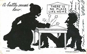 U.S. - RPO - NY & SALAMACA NOVEMBER 21, 1906, TRAIN #3, HUMOROUS POSTCARD - Picture 1 of 2