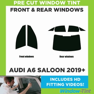 For Audi A6 4-door Berlina 2019+ Full Pre Cut Window Tint Kit Front & Rear Film - Picture 1 of 5