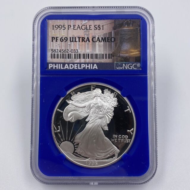 American Eagle PR 69 Graded 1995 Silver Bullion Coins for sale | eBay