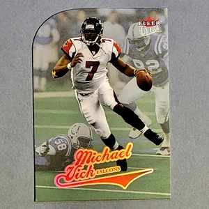 2004 Fleer Ultra Football #1 Michael Vick Platinum Medallion Die Cut - Falcons - Picture 1 of 2