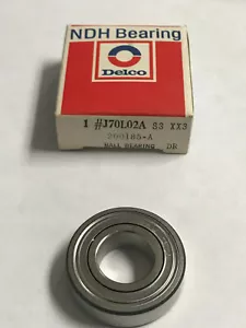 Rodamiento de bolas Delco NDH J70L02A S3 XX3 200185-A 1-1/4"" OD 9/16"" ID 11/32"" W - Imagen 1 de 4