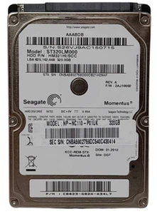 5 disques durs Seagate Momentus ST320LM000 320 Go Sata 2,5" 100 % santé - Photo 1/1