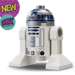 LEGO Star Wars R2-D2 Astromech Droid Flat Silver Pink Minifigure SW1202 75379 - Picture 1 of 1