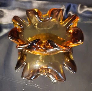 Vintage Art Glass Murano Style Ashtray /Coin/ Key Dish - Picture 1 of 12