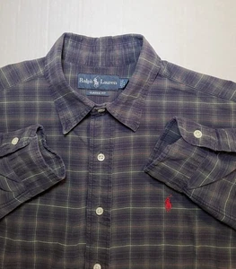 Polo Ralph Lauren Herren Large Oxford klassische Passform kariertes geknöpftes Hemd - Bild 1 von 7