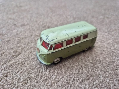 Vintage Originale 1960S Corgi Giocattoli 434 VW Volkswagen Kombi Bus Modellino - Immagine 1 di 4