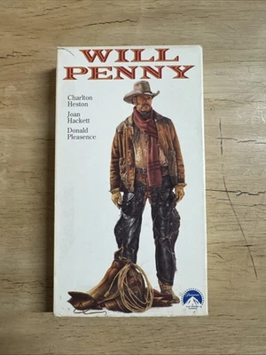 “WILL PENNY” VHS  | 1989 Paramount Charlton Heston - Image 1 of 3