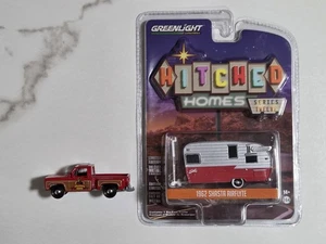 Matchbox rot 1975 Chevy Stepside Pickup Truck & 1962 Shasta Airflyte Trailer - Bild 1 von 15