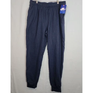 Champion Sweatpants Mens Navy Blue Fleece Tapered Leg Workout Gym Sz XL NWT - Picture 1 of 6