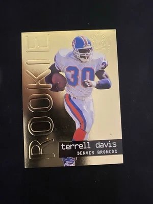 Terrell Davis 1995 Fleer Ultra Gold Rookie Card # 430 🐴 Broncos 🐴 - Image 1 of 2