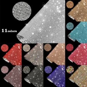 Diamant Kristall Bling Strass Aufkleber Blatt Diamant selbstklebend Aufkleber Zum Selbermachen - Bild 1 von 23