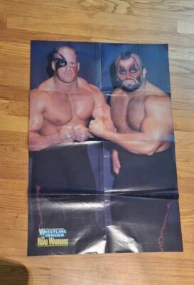 RARO PÓSTER The Road Warriors Pro Wrestling Insider LOD Legion Of Doom NWA Foto 1 de 3