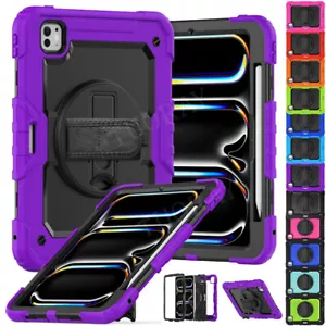 Für iPad Air Pro 11 13 2024 5/6/7/8/9/10th Stoßfest Hülle Tasche Hybrid Cover - Bild 1 von 225