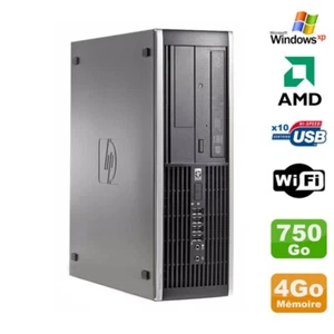 PC HP Compaq 6005 Pro SFF AMD 3GHz 4Go DDR3 750Go SATA Graveur WIFI Windows Xp - Photo 1/2
