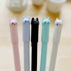 6Pcs/Set Cute Cat Gel Pen Black Ink Pens Kawaii Stationery Cl Office School S5y2