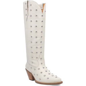Dingo Ladies Broadway Bunny White Western Boots DI155-WH