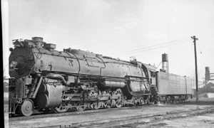Santa Fe AT&SF Railroad 5024 2-10-4 Negative 9963 - Picture 1 of 1