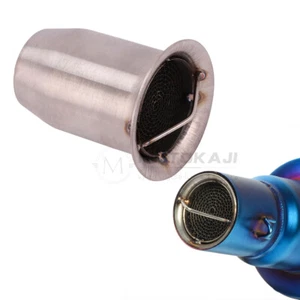 60mm Universal Motorcycle Exhaust Pipe Can DB Killer Silencer Muffler Baffle