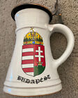 Antique Ceramic Stien Painted-Budapest- German-