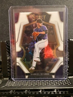 Gabriel Hughes 2023 Select Premier White Prizm #7/149 - Rockies  - Image 1 of 2