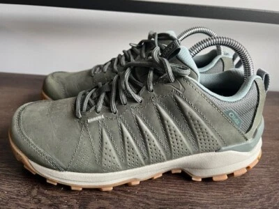 Oboz Women's Sypes Low Olive Leather Waterproof Hiking Shoes Size 8 - Image 1 of 4