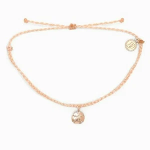 ¡PULSERA DE RUBOR DE DÓLAR DE ARENA PURA VIDA RETIRADO ORO ROSA!!️ENVÍO GRATUITO EL MISMO DÍA - Imagen 1 de 2