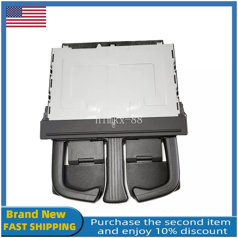 Portavasos elástico plegable trasero para AUDI A3 A5 A6 Q5 VW Golf #8P0885995B6PS Foto 1 de 4